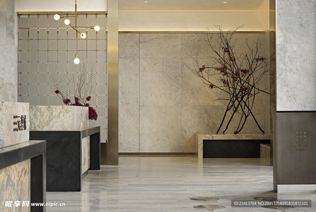 现代简约风格的室内走廊