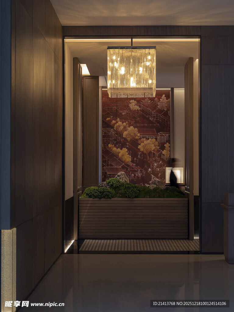 现代风格走廊装饰景观