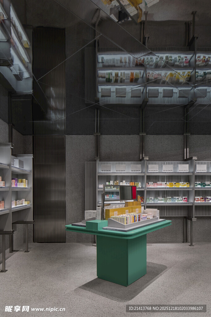 现代风格书店内景展示