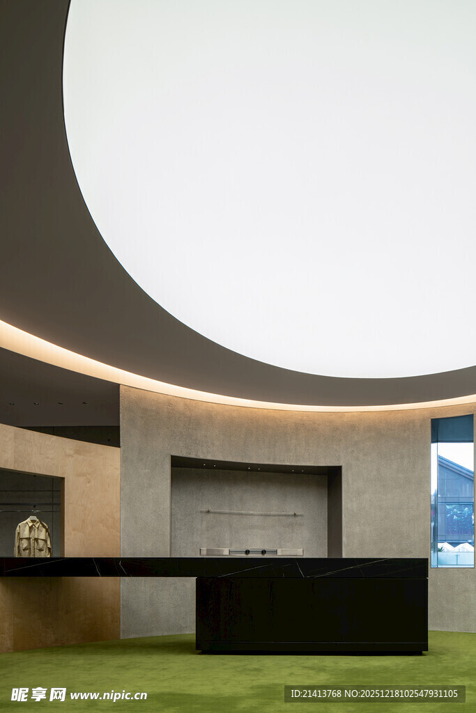 现代简约风格前台大厅