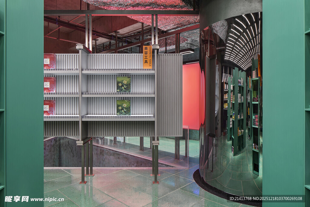 现代工业风室内空间场景