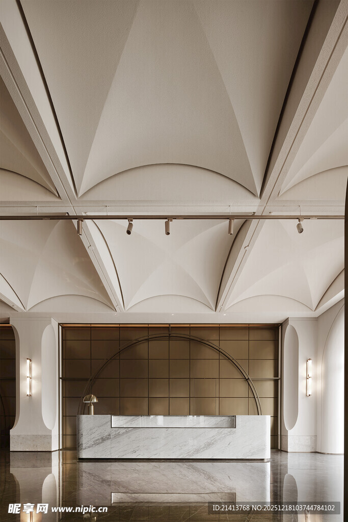 现代简约风格室内接待空间