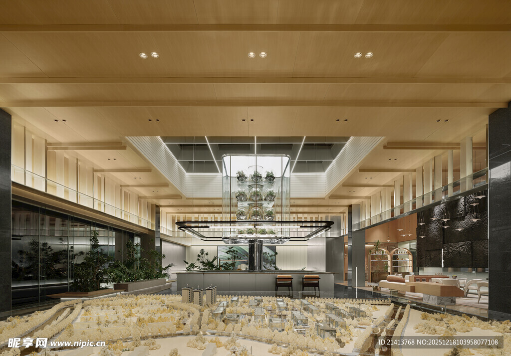 豪华现代风格客厅室内景