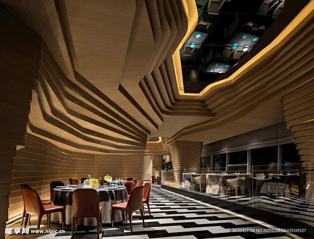 现代时尚餐厅室内空间设计