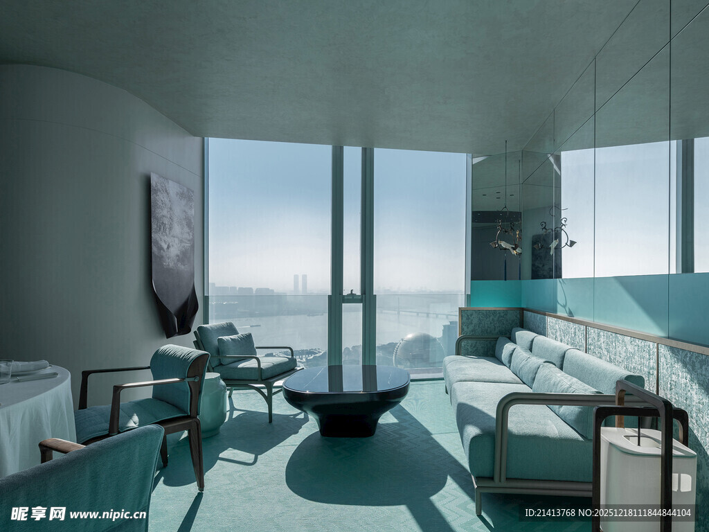 现代简约风宽敞明亮客厅