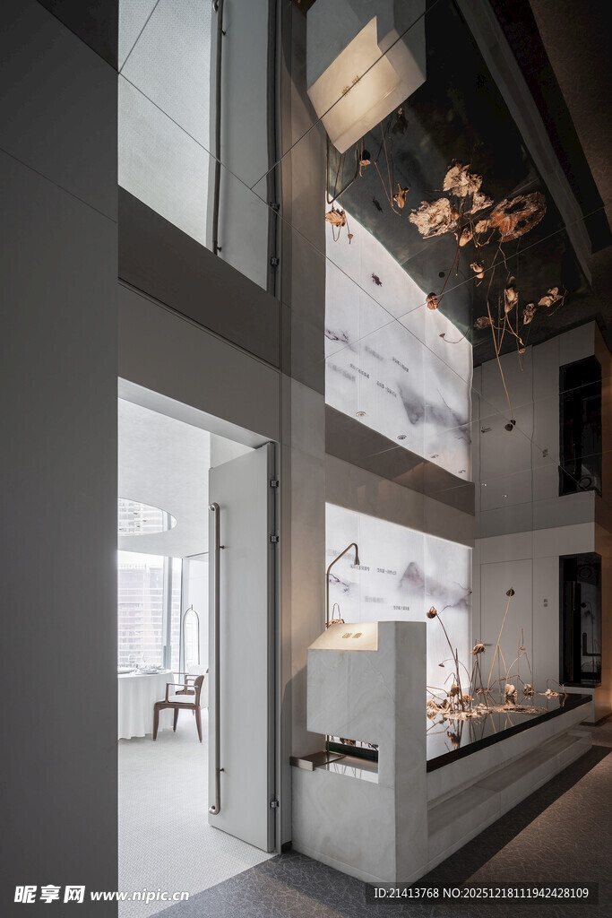 现代风格室内展示空间