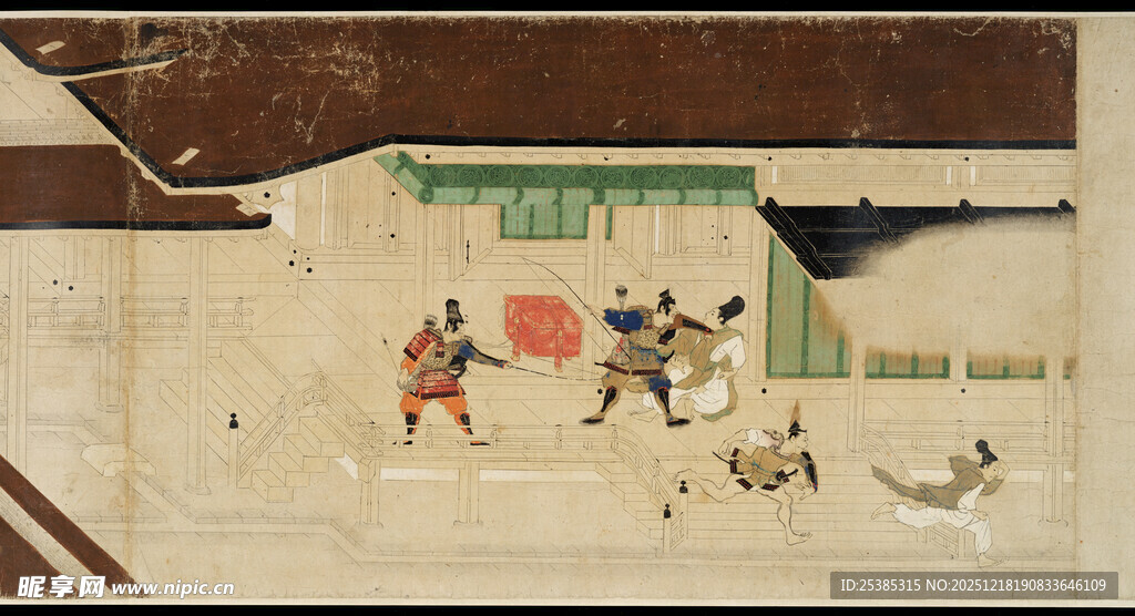 古代狩猎场景壁画