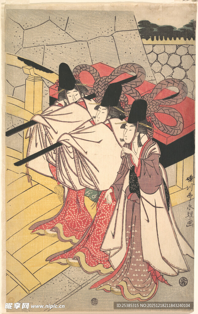 日本传统艺伎场景画面