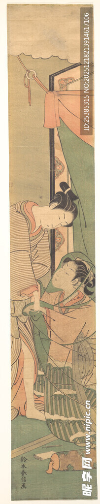 古代庭院景致图