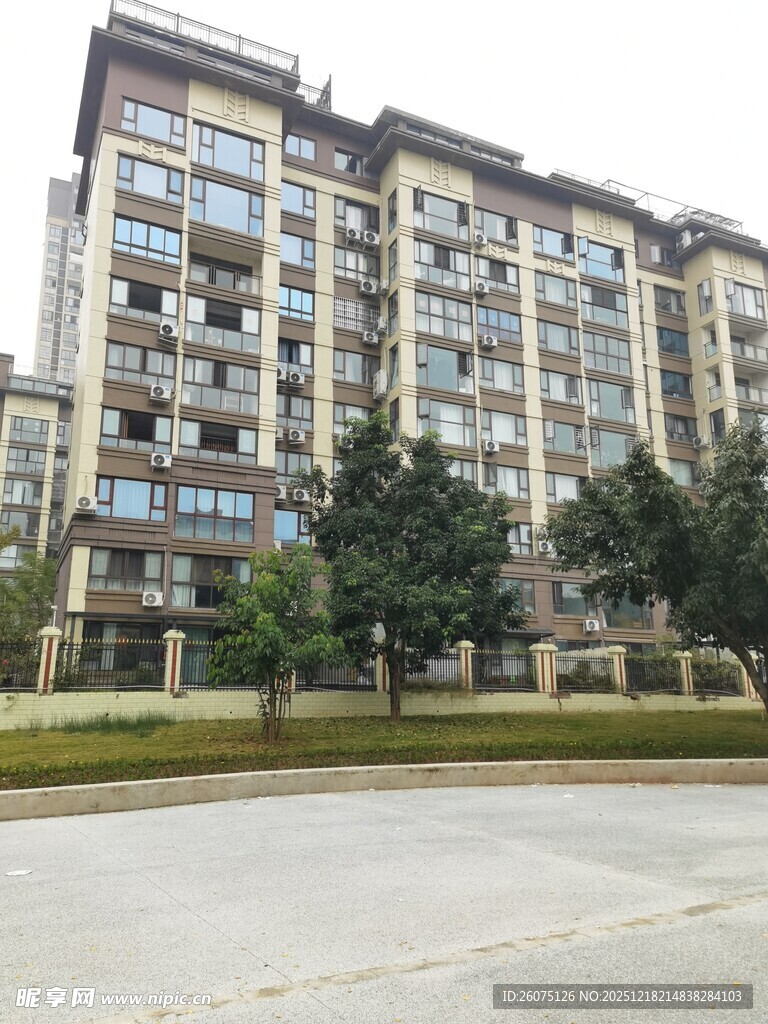 多层住宅建筑外观景观