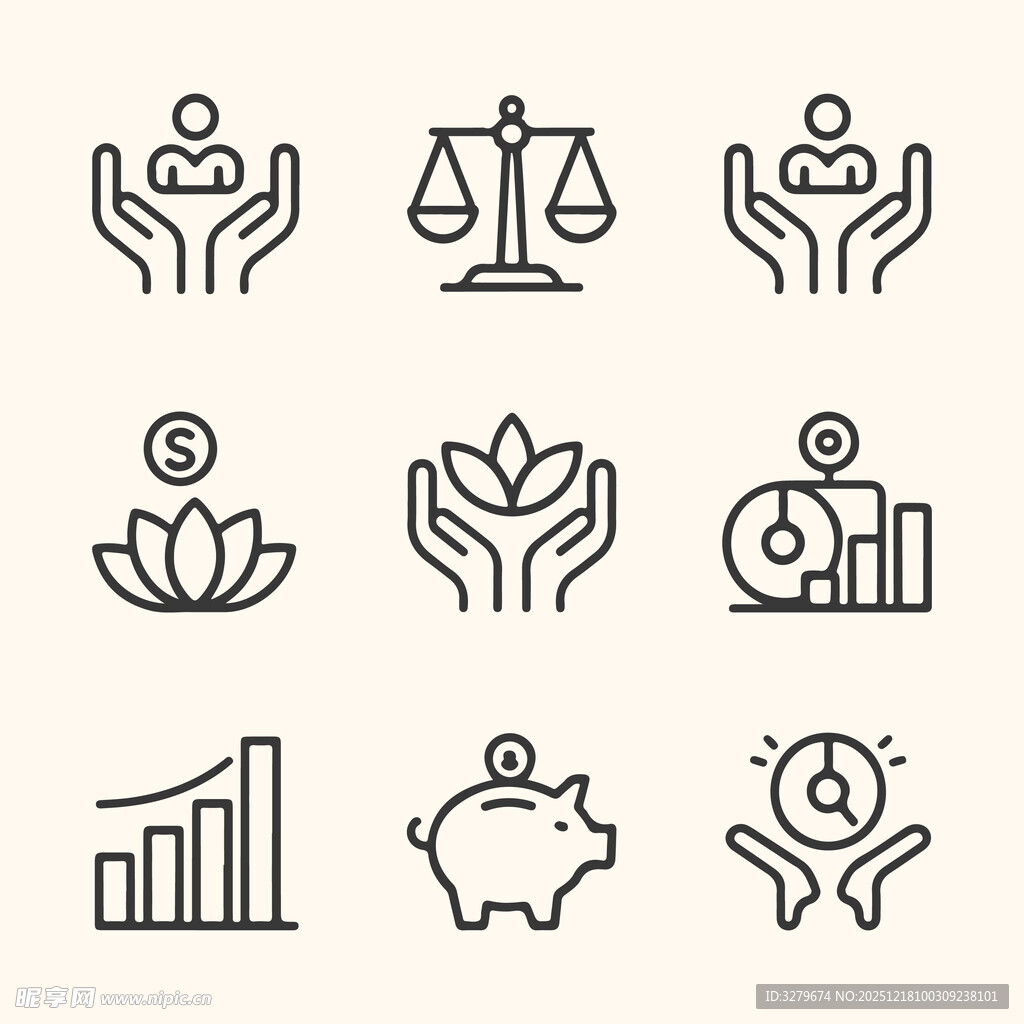 金融与商业图标