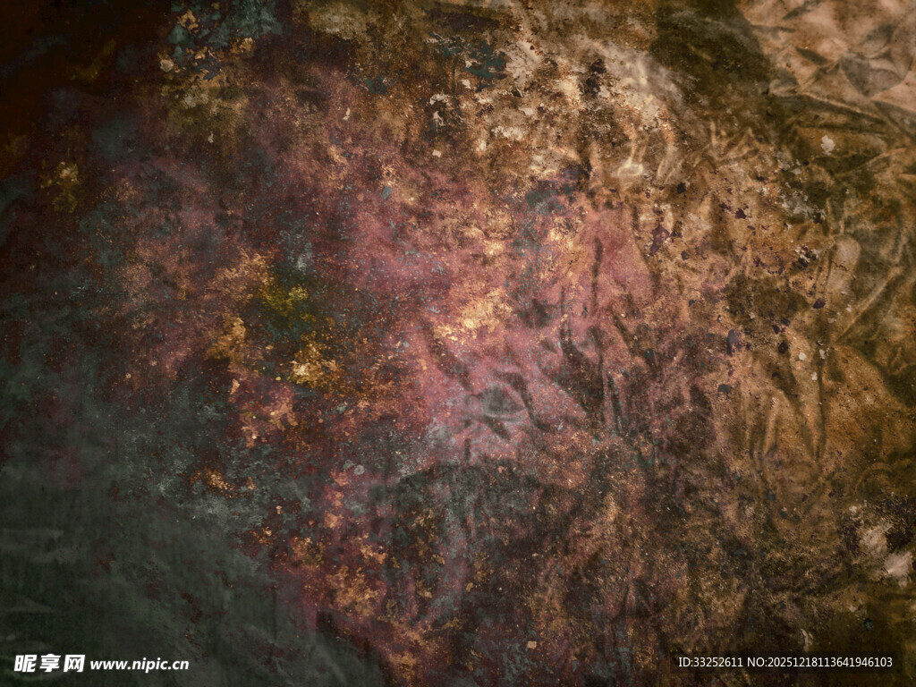 神秘斑驳纹理背景图