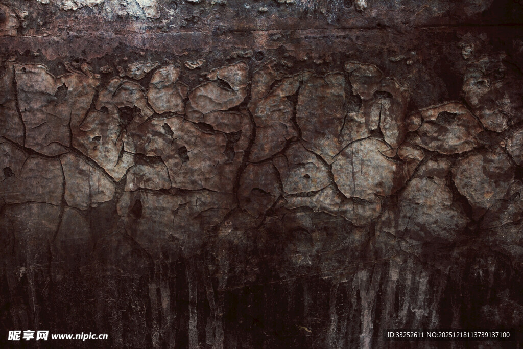 神秘暗黑纹理墙面背景