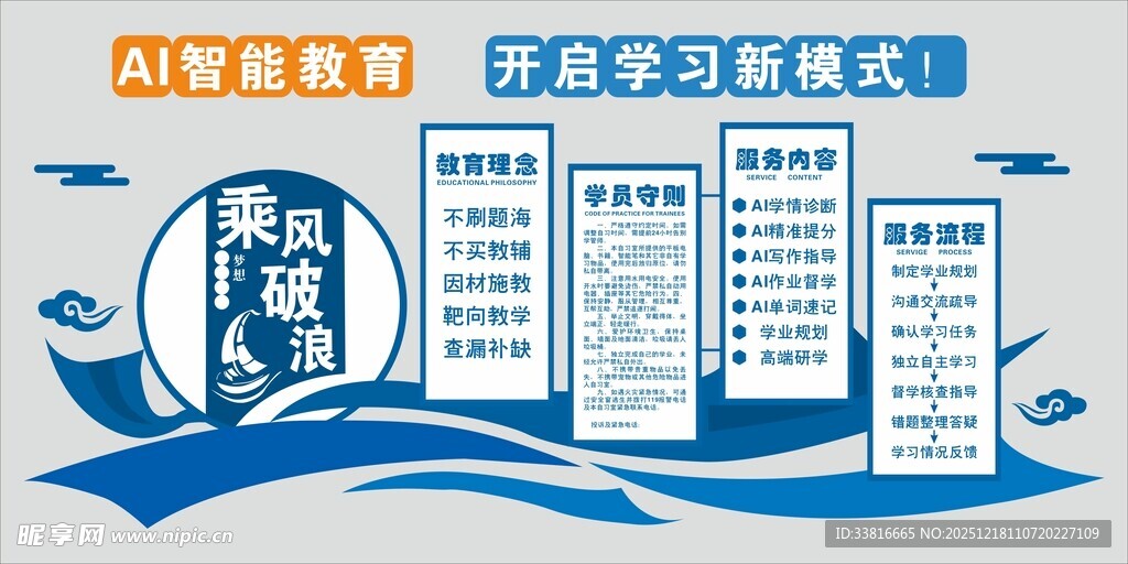 AI教育 乘风破浪造型