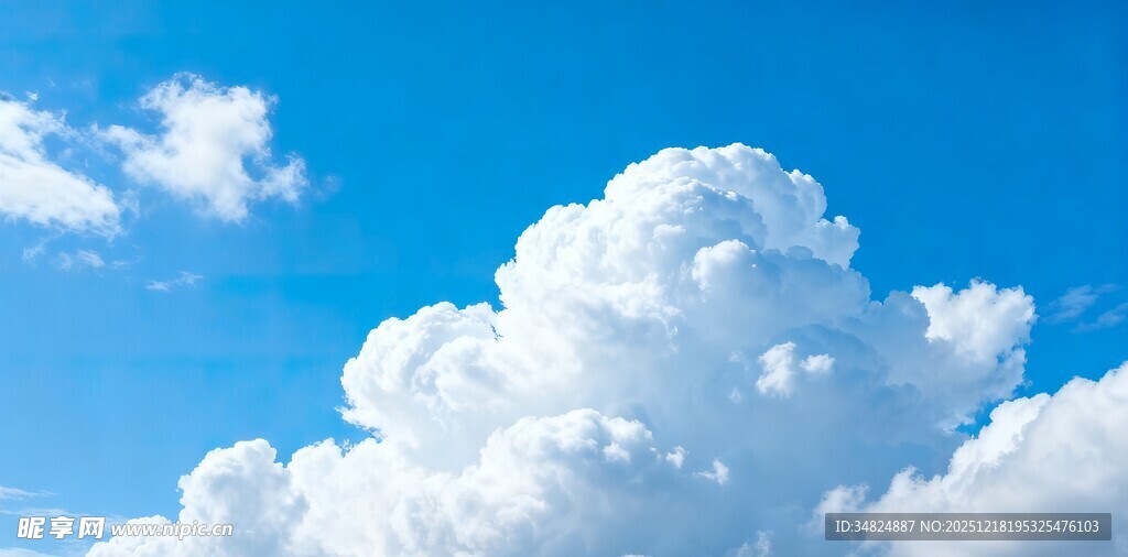 蓝天白云美景