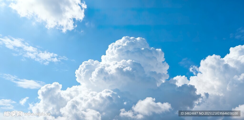蓝天白云美景