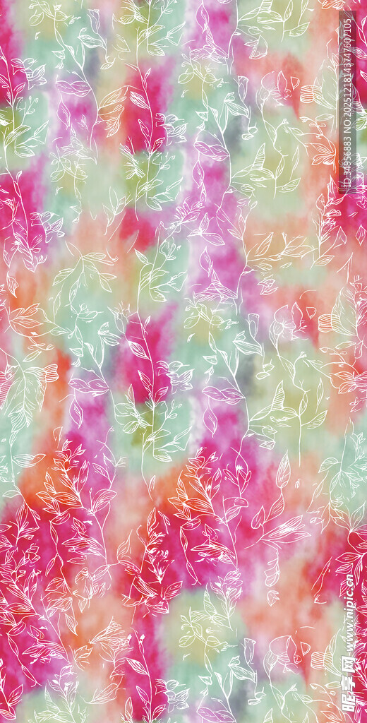 多彩梦幻抽象纹理图案