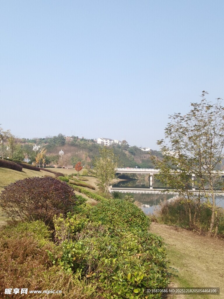 户外园林景观优美景色