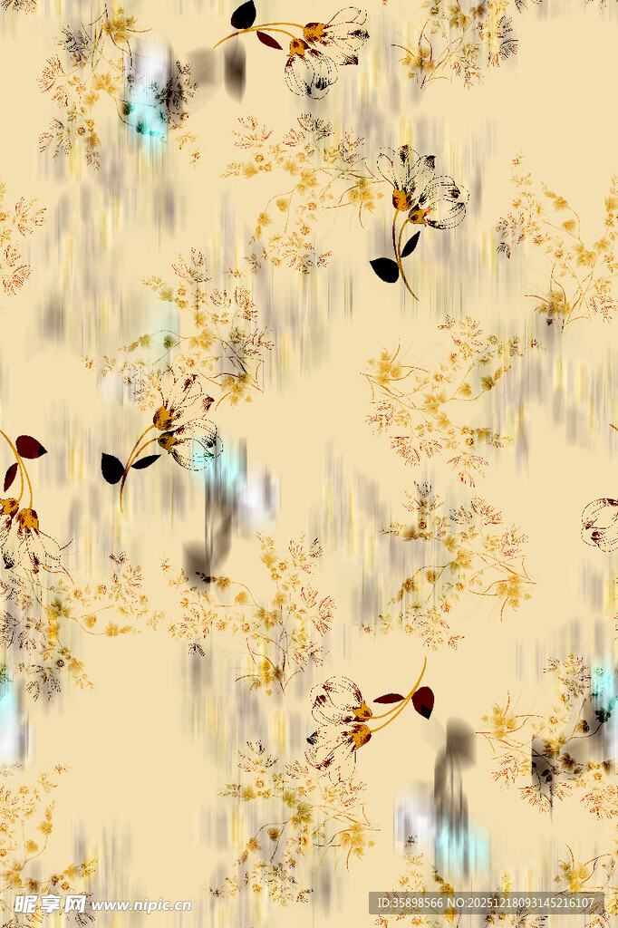 数码印花 香云纱 渐变 扎染 