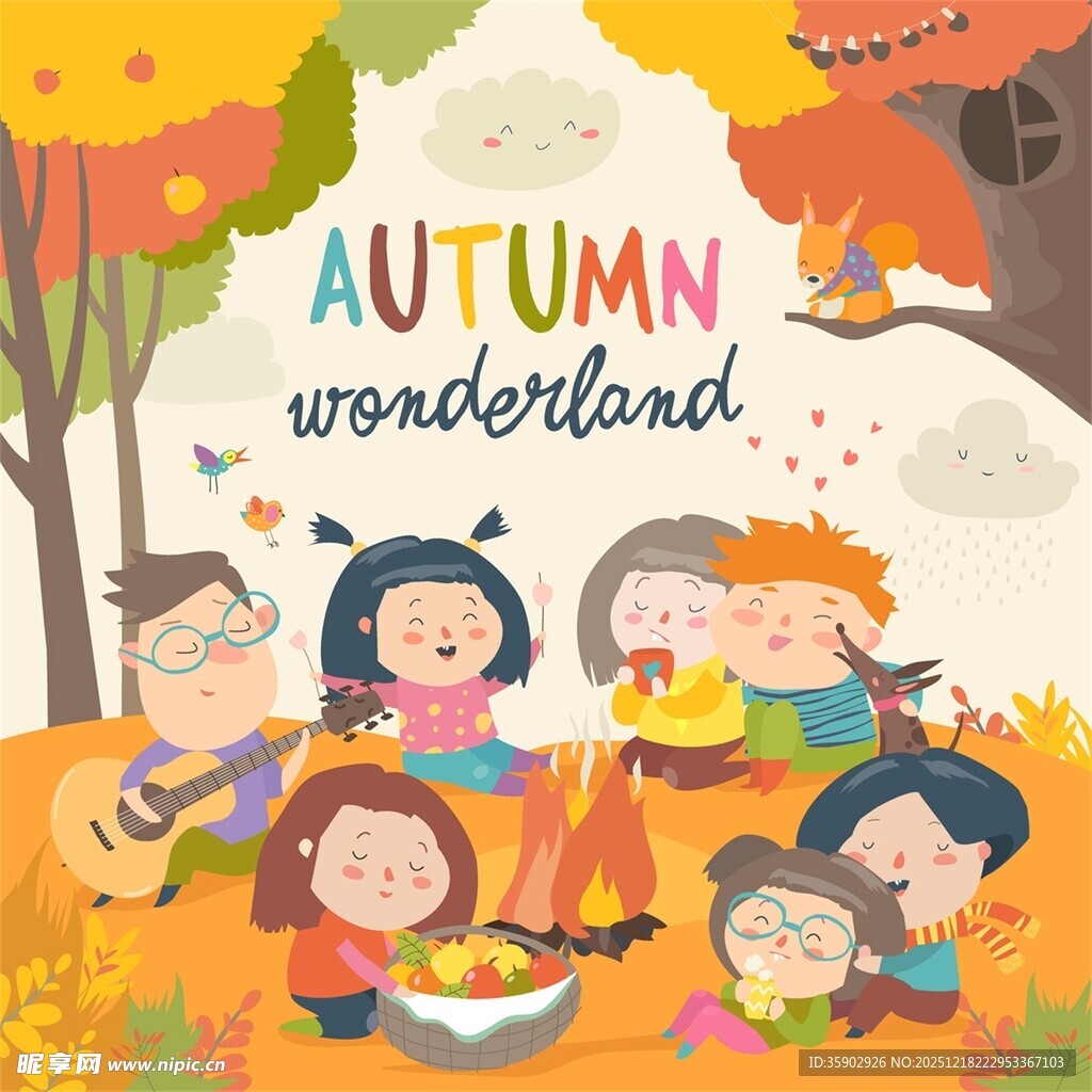 秋日欢乐野餐时光