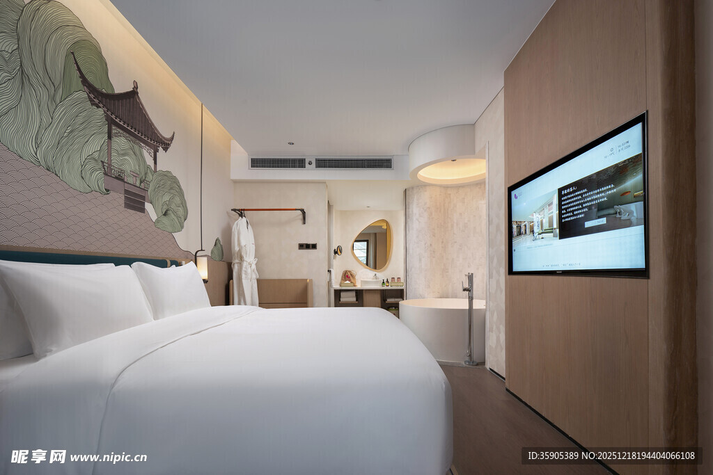 现代简约风格的舒适卧室