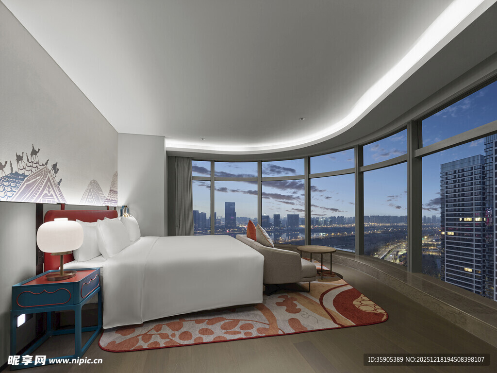 现代简约风格豪华卧室