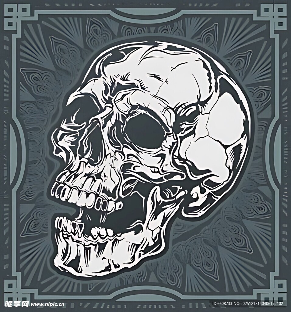 骷髅头图案设计