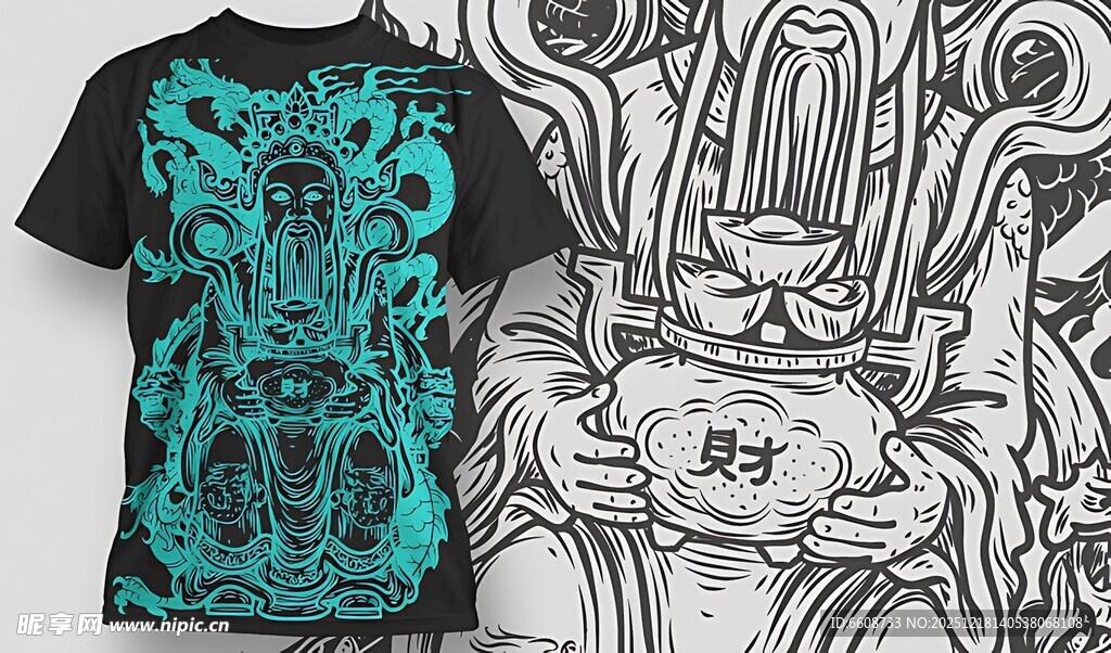个性潮流T恤图案设计