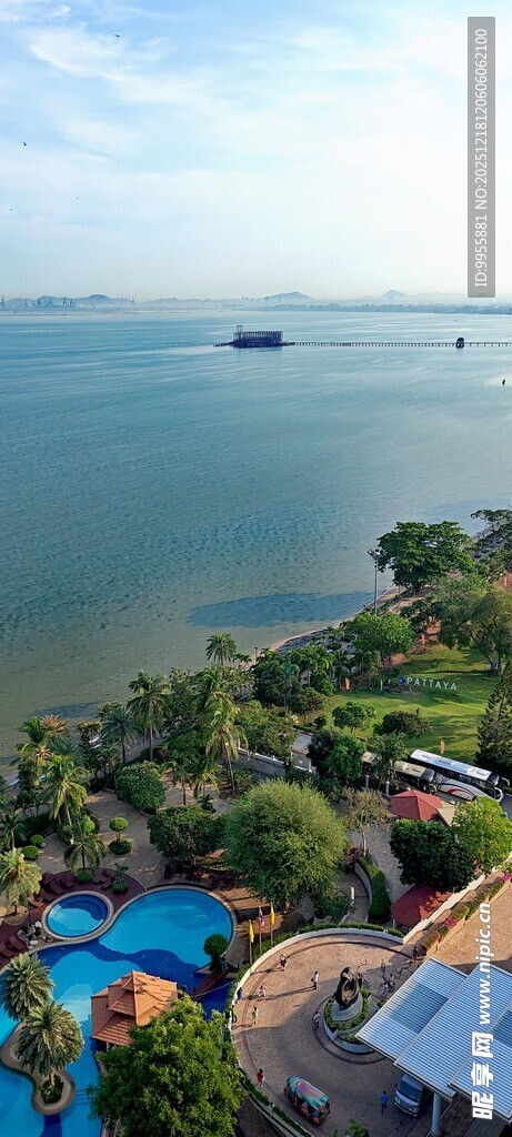 泰国曼谷芭海滨度假胜地美丽景观