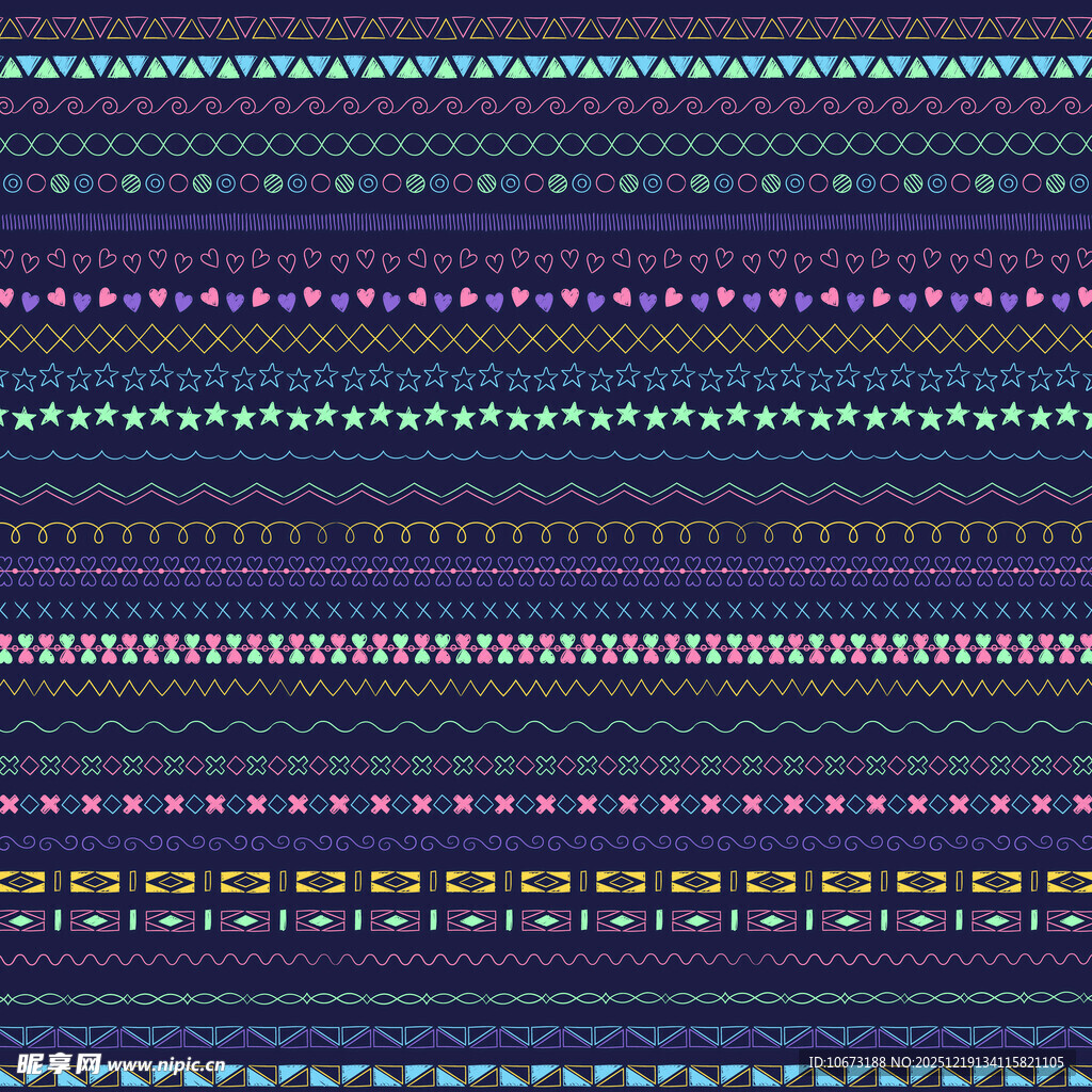 多彩条纹图案背景纹理