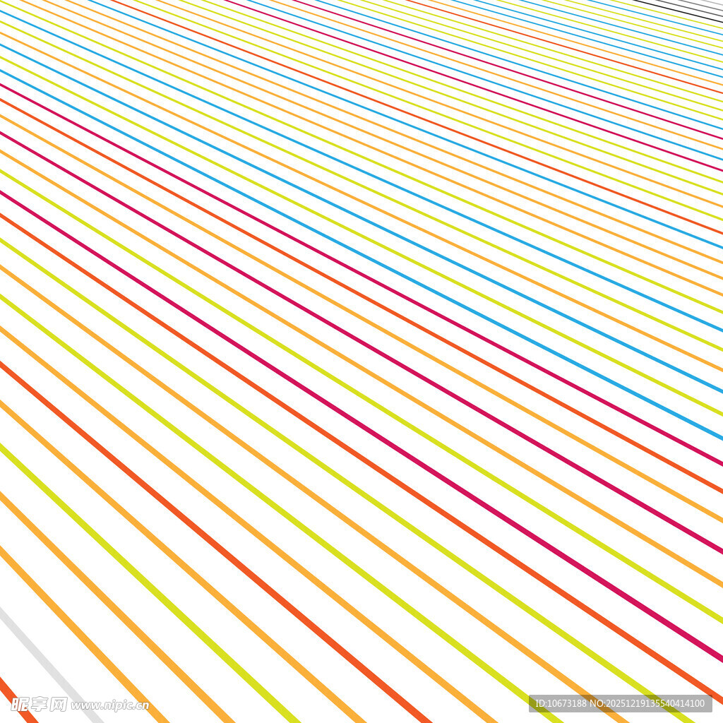 彩色线条构成的绚丽图案