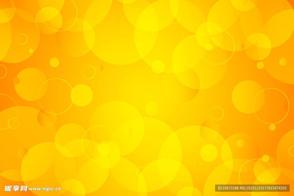 暖黄色光斑梦幻背景图