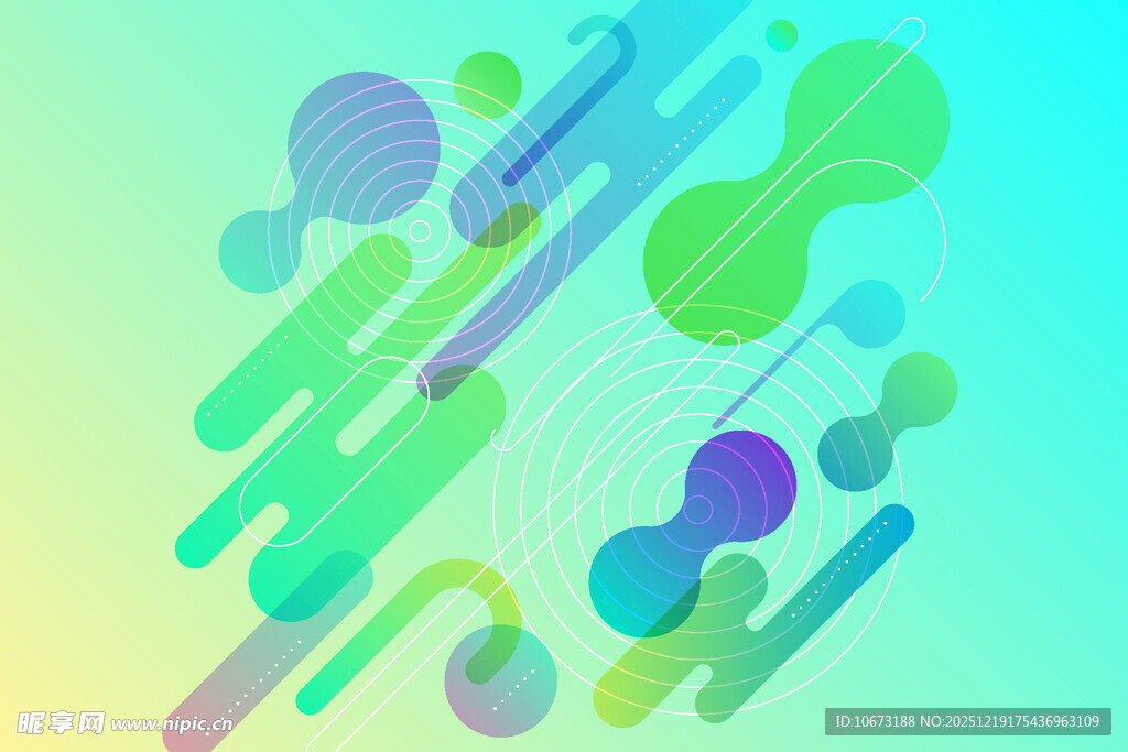 渐变几何抽象图案背景