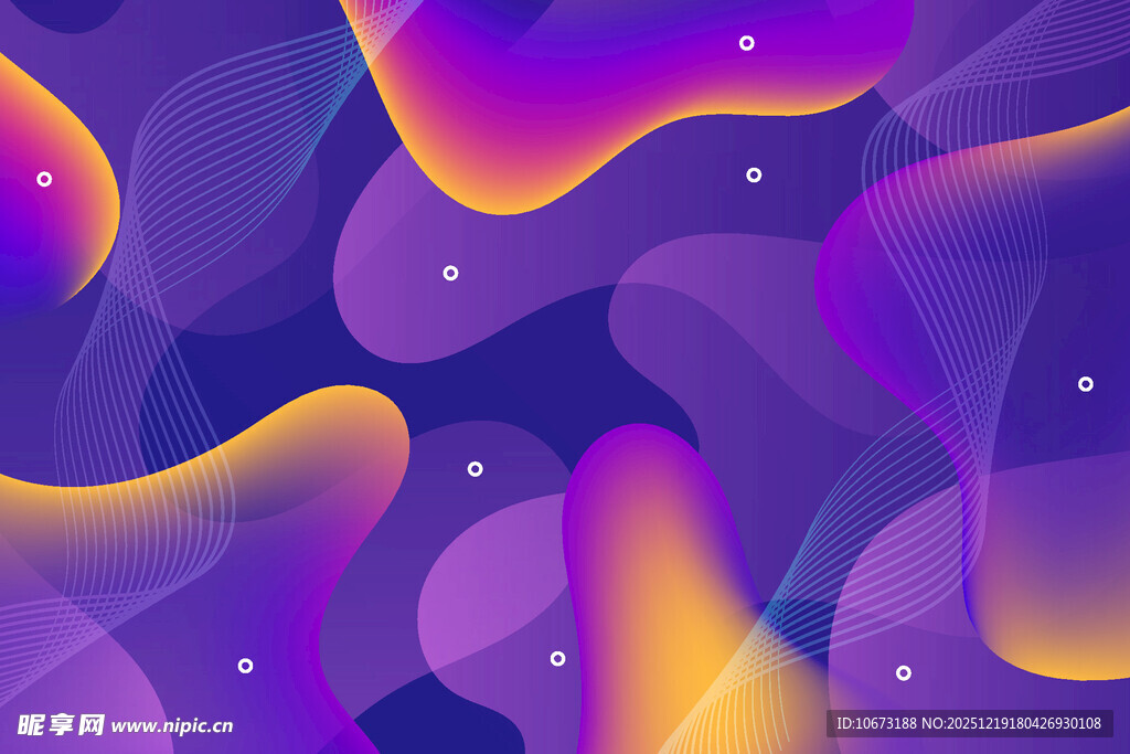 梦幻流体渐变抽象背景图