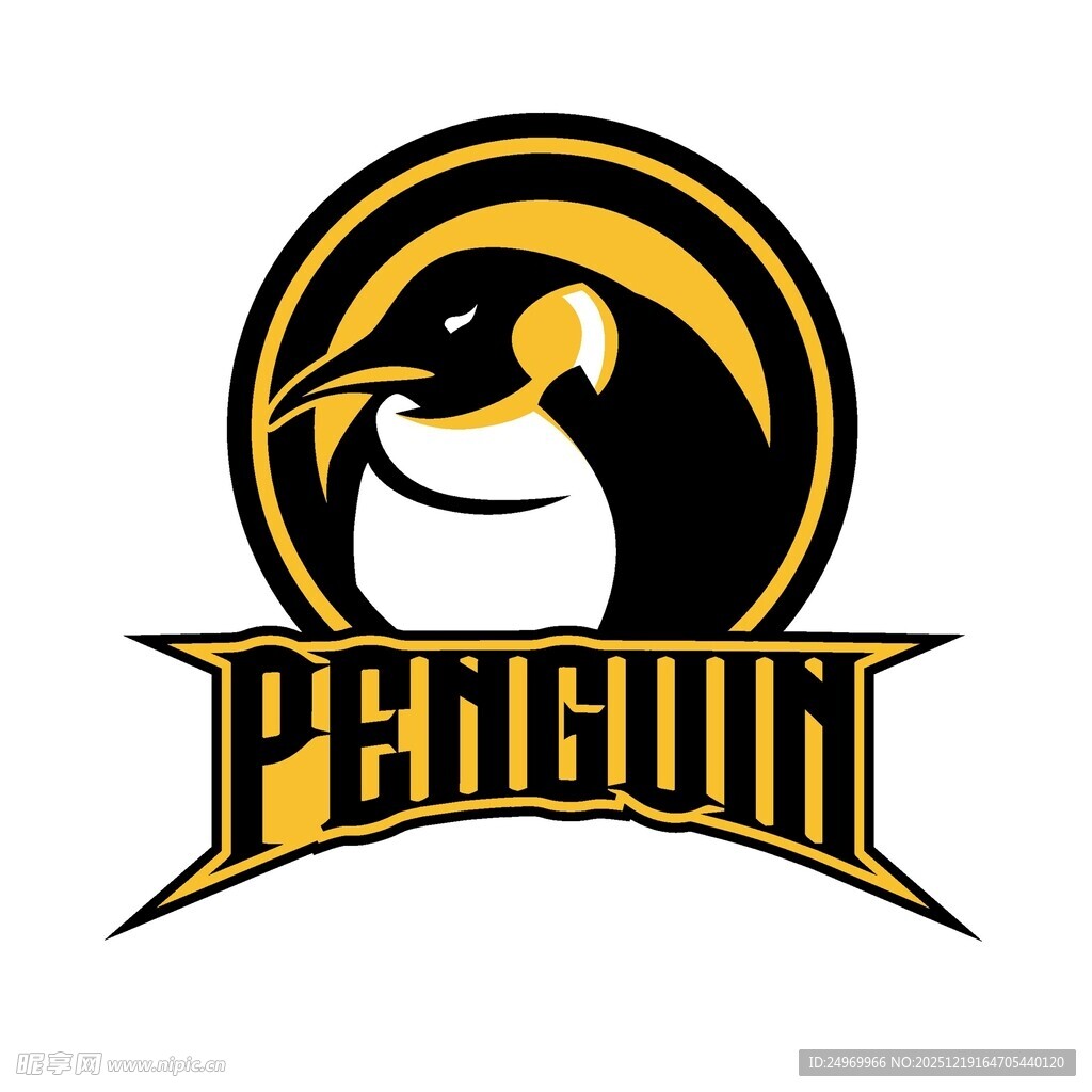 企鹅主题标志设计