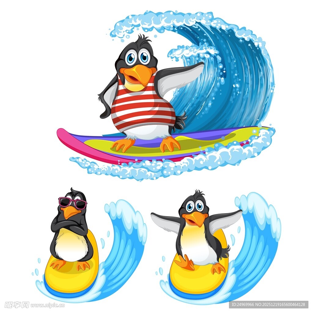 冲浪企鹅欢乐水上时光