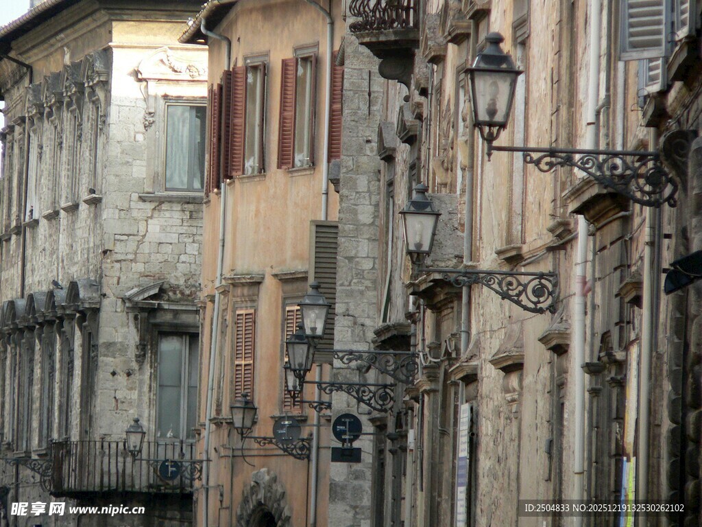 古老 洲建筑街景