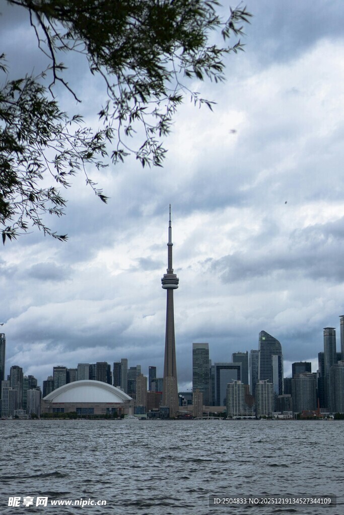 多伦多城市天际线景观