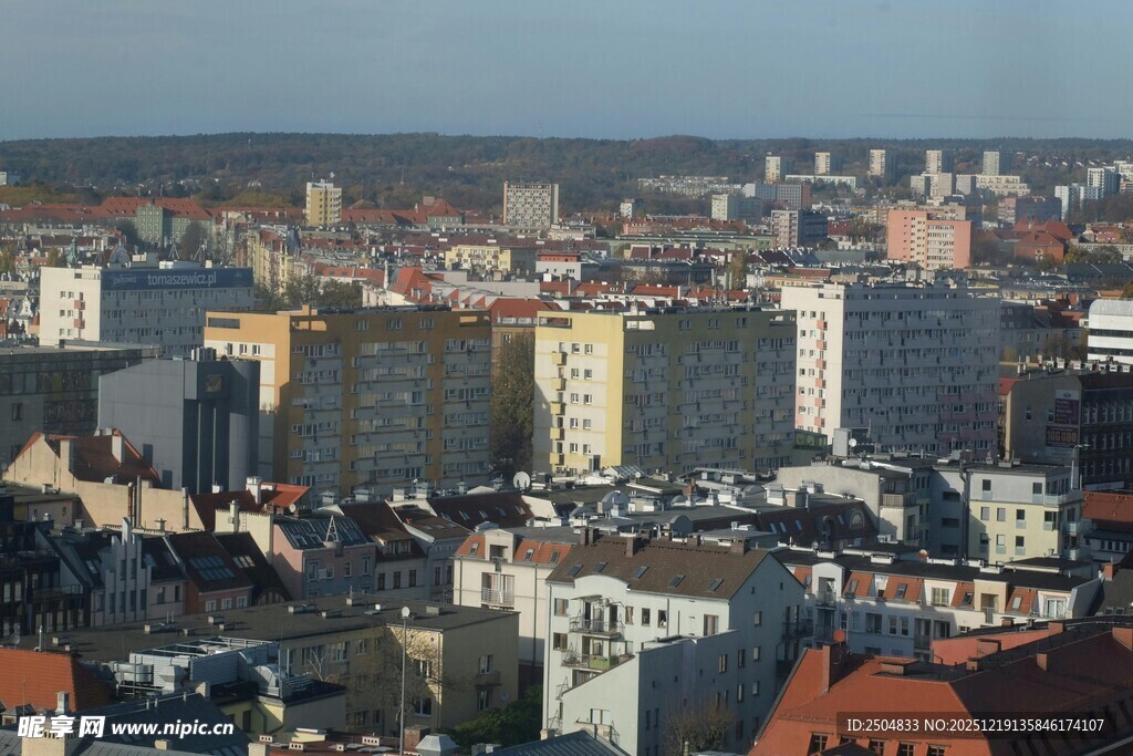 城市建筑景观俯瞰