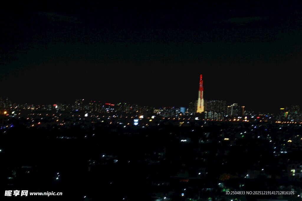 东京夜景中的璀璨地标