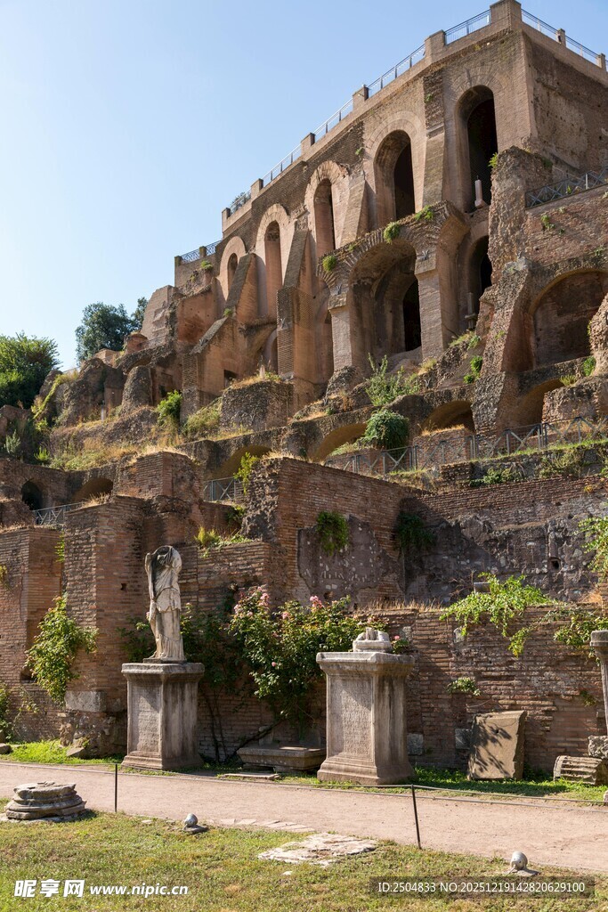 古罗马遗迹景观