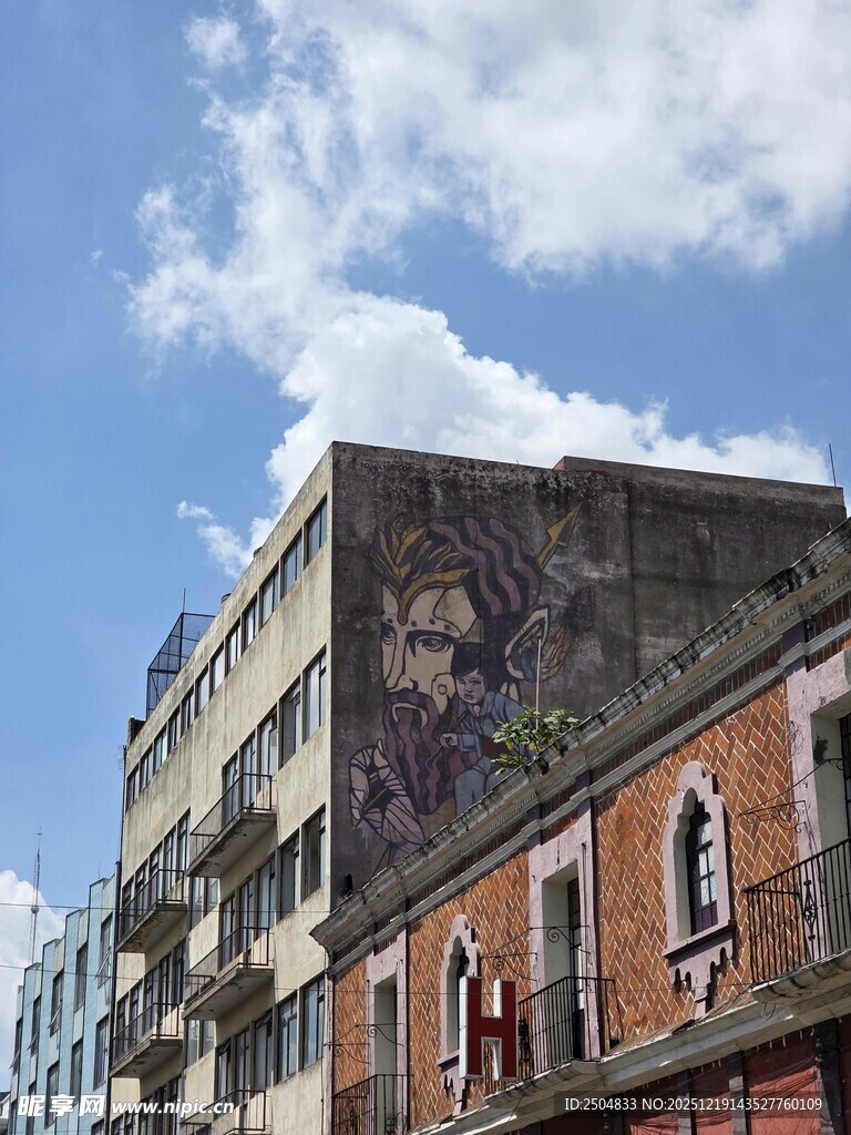 城市建筑外墙艺术涂鸦