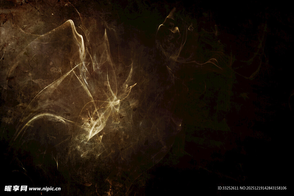 神秘光影中的奇幻景象