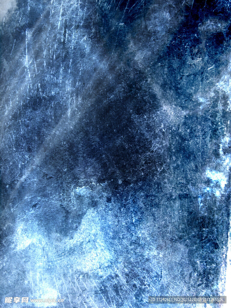 蓝色纹理抽象艺术背景