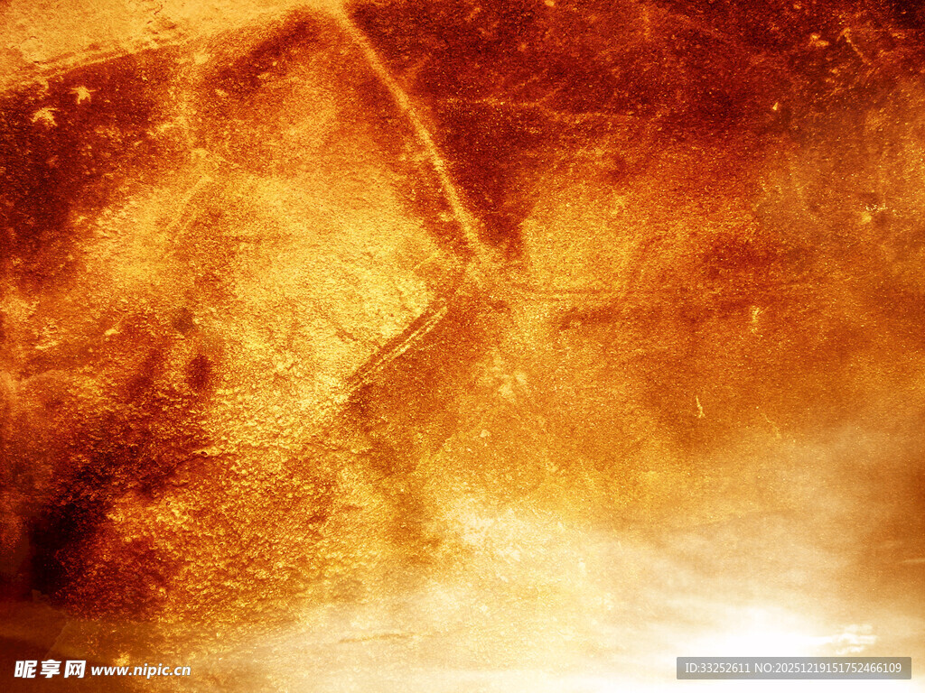 梦幻橙黄烟雾背景纹理