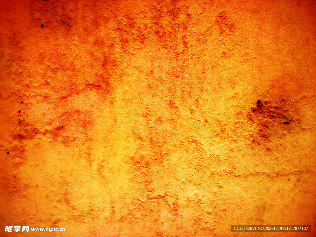 复古橙黄纹理背景图