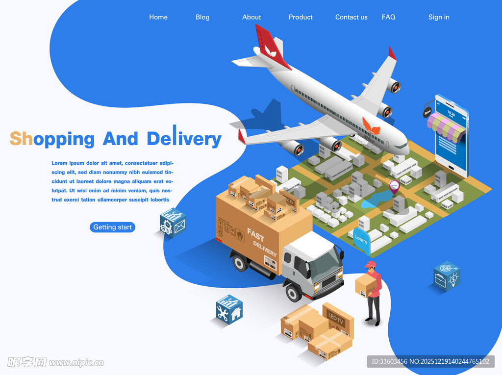 航空物流与配送场景展示