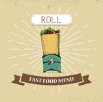 墨西哥卷饼快餐菜单展示