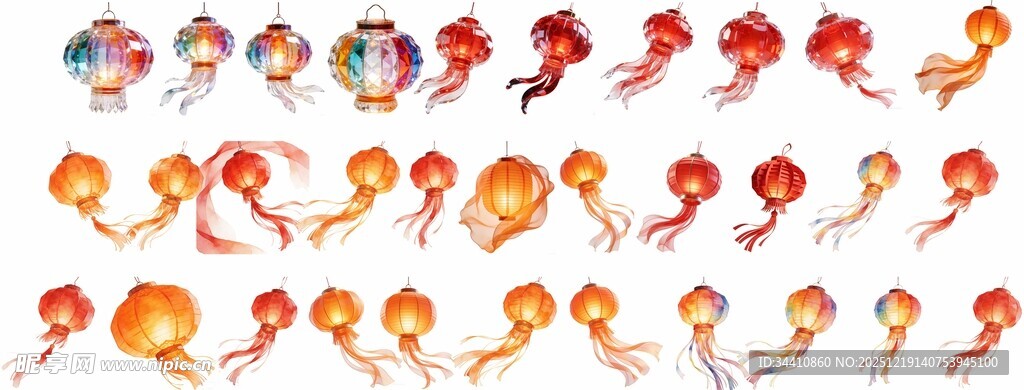 多彩传统拨浪鼓整齐排列