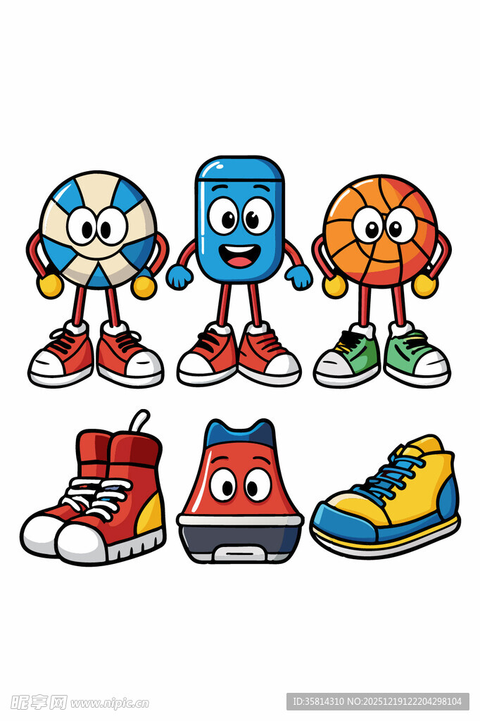卡通鞋子精灵欢乐登场